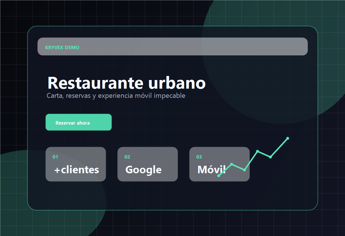Demo premium de web para restaurante